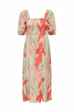 JDY Kjole jdyCamille 2/4 Smock Midi Dress Wvn