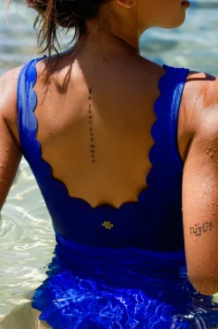 KAANDA Beach life Badedragt New Venus Scallop Tank Onepiece
