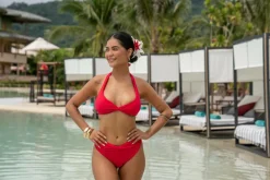 KAANDA Beach life Bikini-bh Exotiq amalfi halter front twist top w removable cups