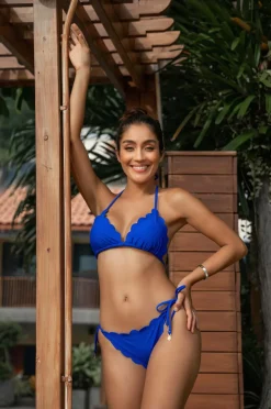 KAANDA Beach life Bikinitrusser New Venus Scallop Tie Side Bottom