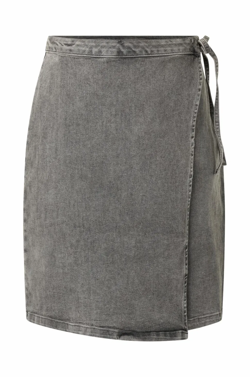 KAFFE Curve Cowboynederdel kcSina Wrap Denim Skirt