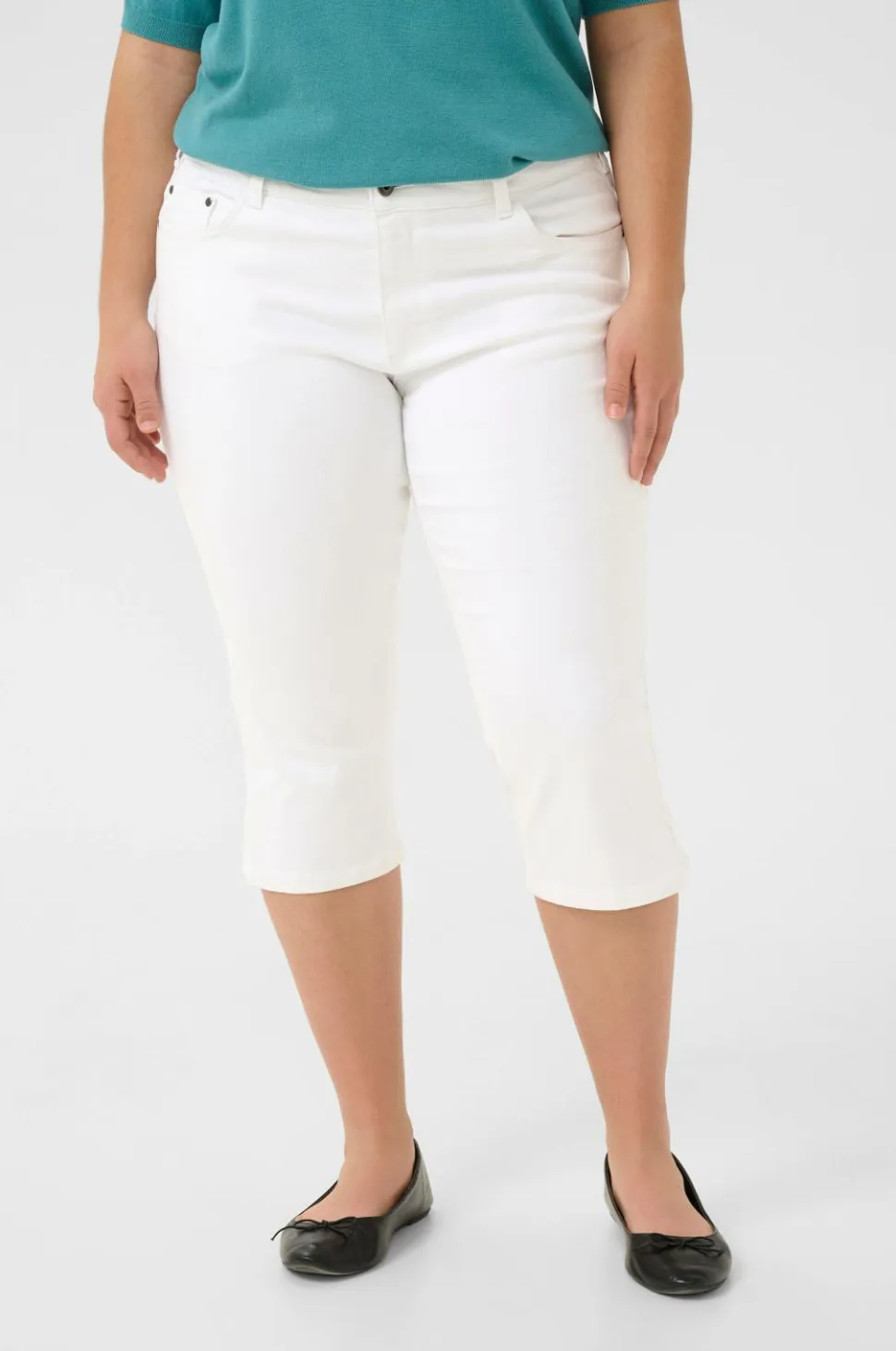 KAFFE Curve Jeans KCzena Capri
