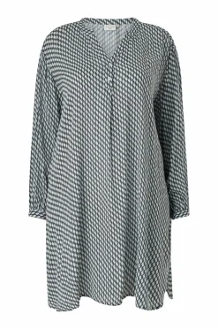 KAFFE Curve Tunika Kcami LS Tunic Printed