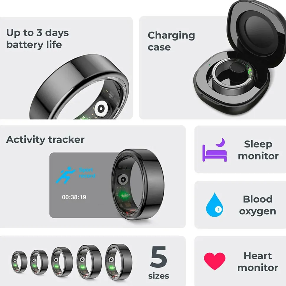 KSIX Smart Ring Saturn - XS