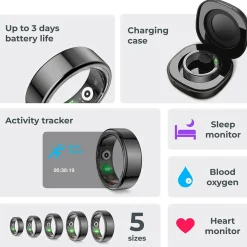 KSIX Smart Ring Saturn - XL