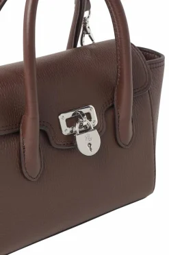 Lauren Ralph Lauren Taske Luxe Pebble Lthr-tnnr SM Schl-stl-sma