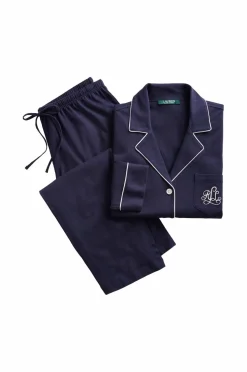 Lauren Ralph Lauren Pyjamas LRL Hammond Knit Collar PJ Set