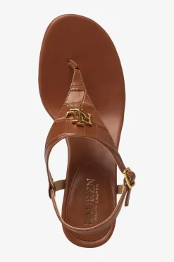 Lauren Ralph Lauren Sandaler med hæl Large Croc Emboss-Westcott II-SN-Hes