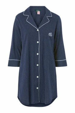 Lauren Ralph Lauren Natskjorte LRL Heritage 3/4 Sl Classic Notch PJ Set