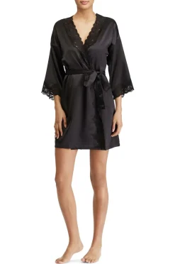Lauren Ralph Lauren Morgenkåbe LRL Signature Lace Kimono Robe
