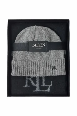 Lauren Ralph Lauren Kasket + tørklæde Polyester Blend-wvn Scf Knt HT GT ST