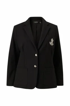 Lauren Ralph Lauren Curve Blazer Str Sportswear Piqu-Lnd-Jkt