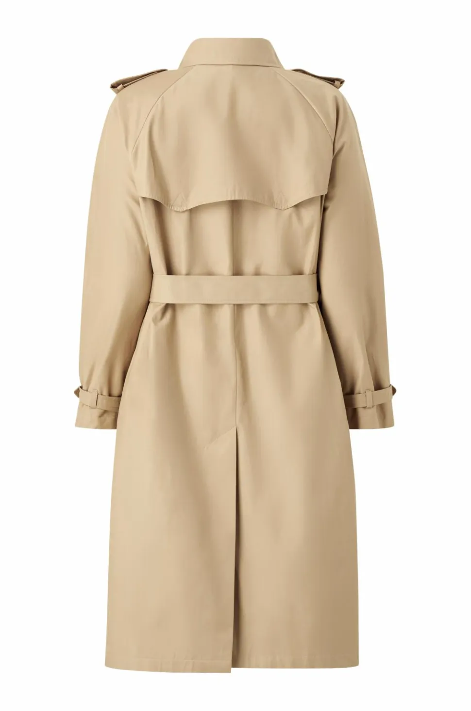 Lauren Ralph Lauren Curve Trenchcoat Cotton Blend-bl DB W Ns44