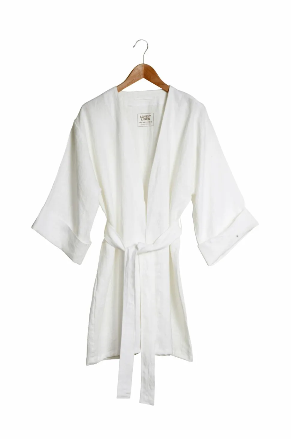 Lovely Linen Kimono Lovely i vasket hør