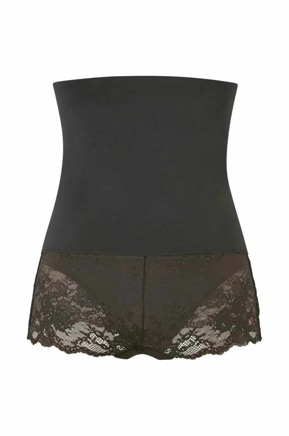 Maidenform Shapingtrusse Hi Waist Lace Brief Medium Shape - medium support