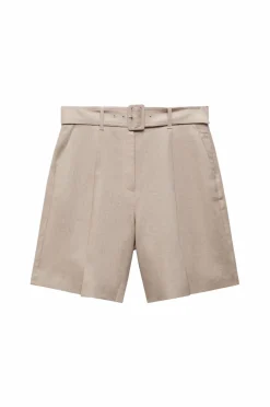 Mango Hørshorts Bermuda Shorts Tempoli