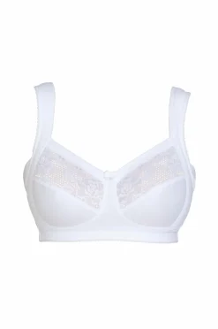 Miss Mary of Sweden Bh i bomuld Lovely Lace Support uden beslag