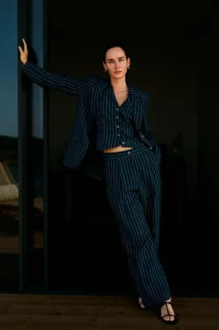 Newhouse Blazer Lycke Pinstripe