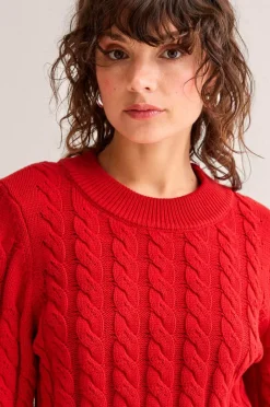 Newhouse Kabelstrikket sweater Mandy