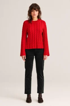 Newhouse Kabelstrikket sweater Mandy
