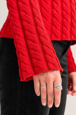 Newhouse Kabelstrikket sweater Mandy