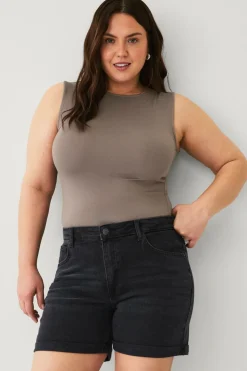 Noisy May Curve Denimshorts nmMoni HW Dnm Shorts AZ360BL Curve