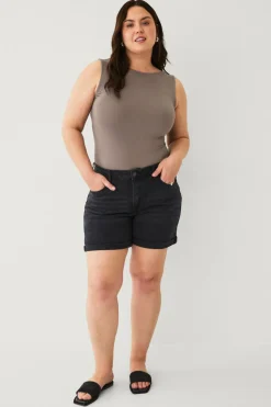 Noisy May Curve Denimshorts nmMoni HW Dnm Shorts AZ360BL Curve