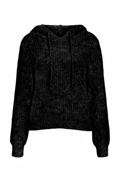 Object Hættetrøje objMilu LS RE Knit Hoodie