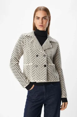 Object Jakke objWegas Knit L/S LO Sjacket 136