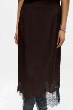 Object Nederdel objDalme MW Long Lace Skirt E AW FA