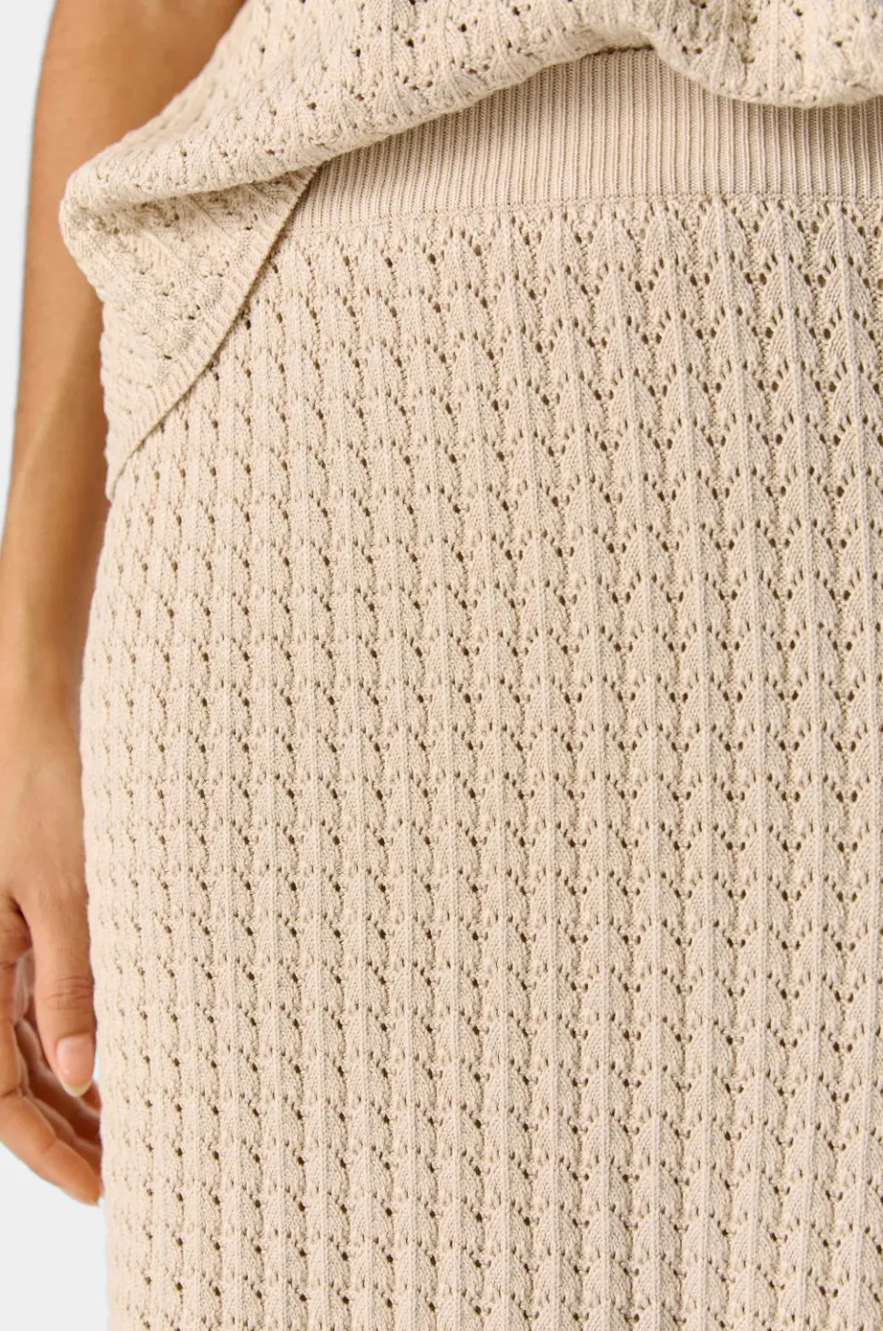 Object Nederdel objEster MW RE Midi Pattern Skirt