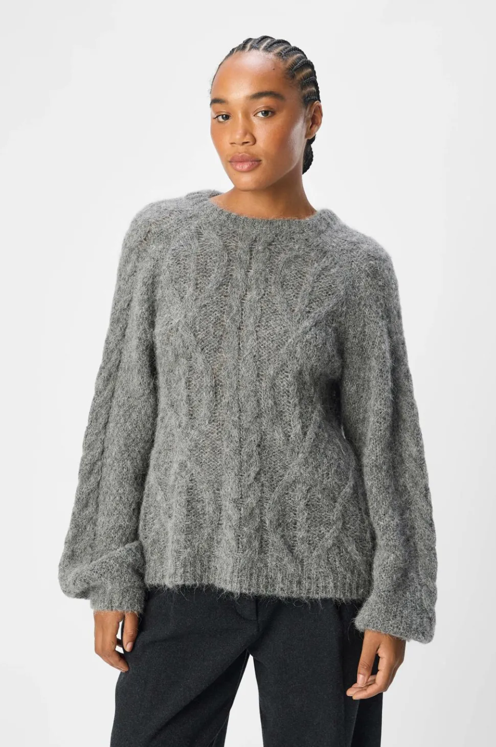Object Trøje objSmilla Knit RE L/S Pullover