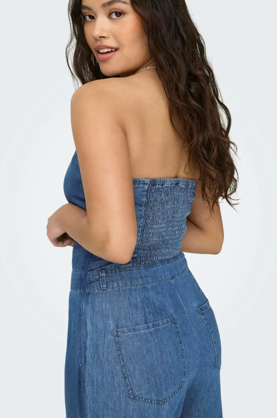 Only Buksekjole onlAkia Bea SL Dnm Jumpsuit BJ
