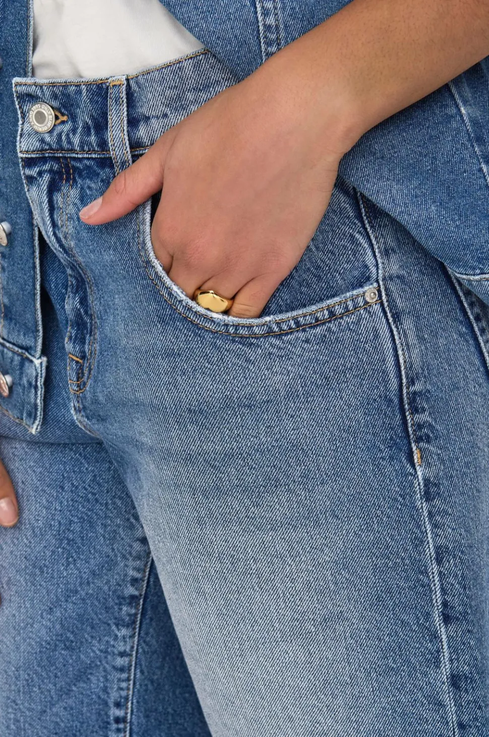 Only Denimshorts onlMate Reg Baggy Long Shorts Dnm N