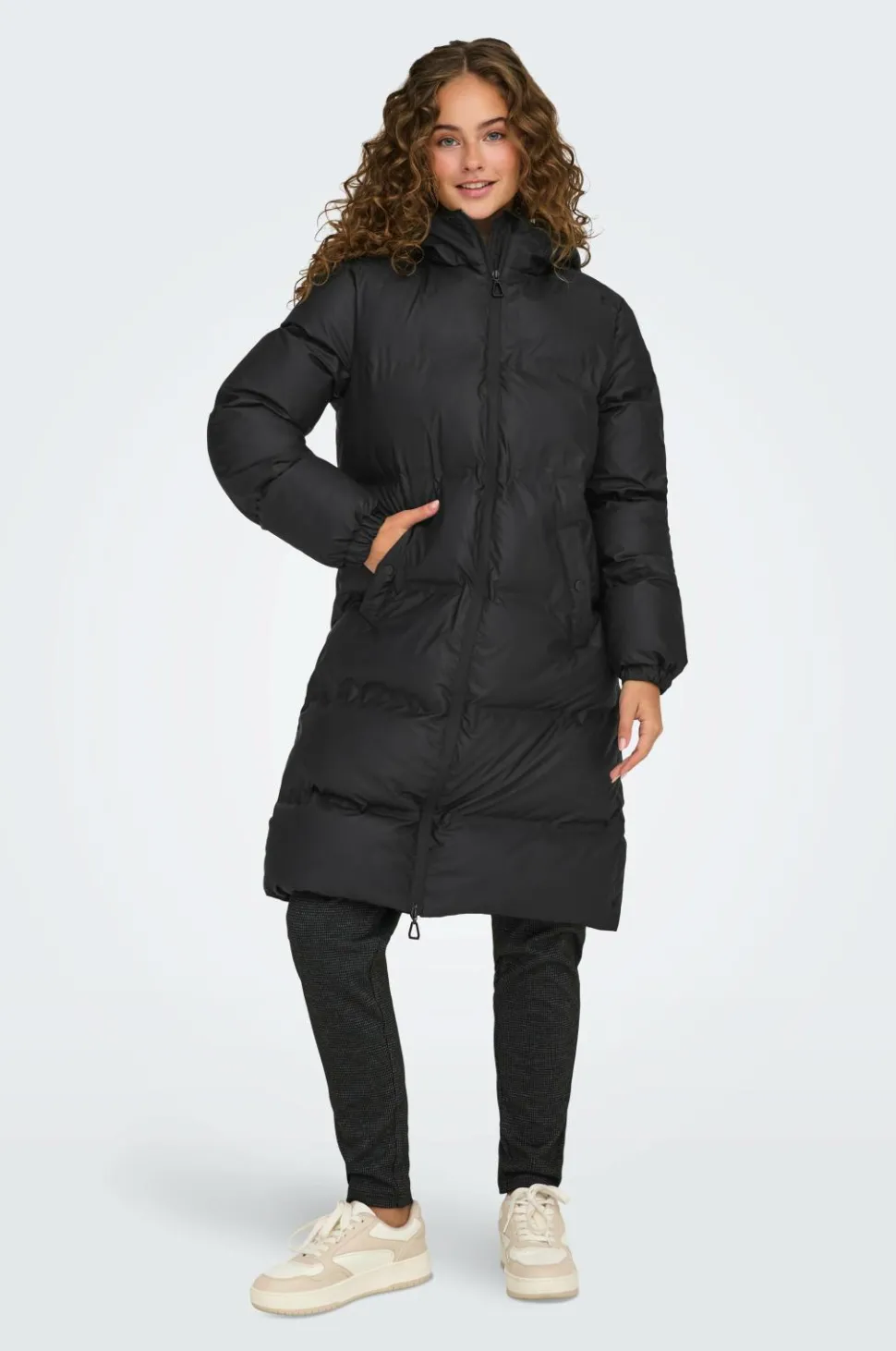 Only Dunfrakke onlLea Rain Puffer Coat CC Otw