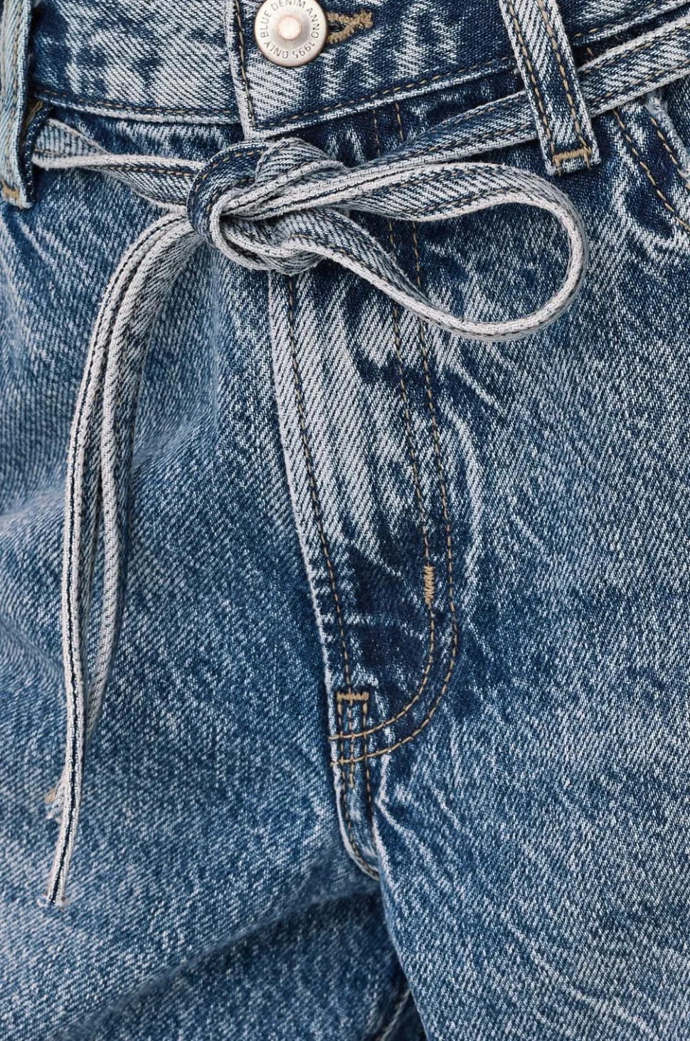 Only Jeans onlGianna MW Straight Dot450 Dnm NO