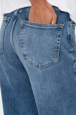 Only Jeans onlJuicy HW Pleat Wide Dnm Rea