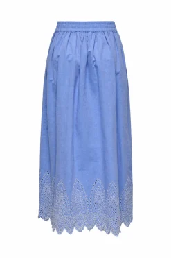 Only Maxi nederdel onlTulum Emb Maxi Skirt