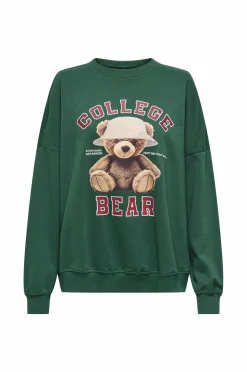 Only Sweatshirt onlBila L/s Bear O-neck