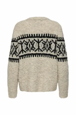Only Trøje onlEsther LS JQ O-neck Knt