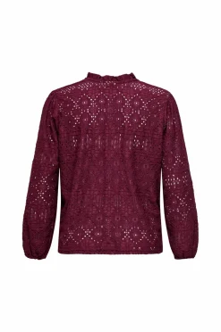 Only Carmakoma Blondebluse carLuzia L/ V-neck Blouse Jrs