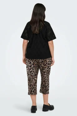 Only Carmakoma Bluse carCleanor SS V-neck Top Wvn
