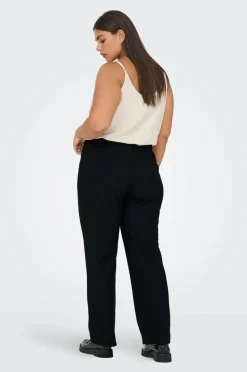 Only Carmakoma Bukser carLisa Shine Pinstripe Pant