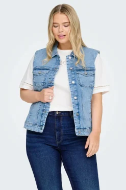 Only Carmakoma Denimvest carWespa West Dnm Pim619