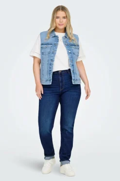 Only Carmakoma Denimvest carWespa West Dnm Pim619