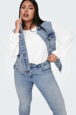 Only Carmakoma Denimvest carWespa West Dnm Pim619