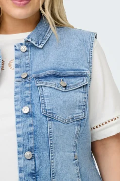 Only Carmakoma Denimvest carWespa West Dnm Pim619
