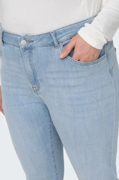 Only Carmakoma Jeans carPower Mid Push UP SK Dnm