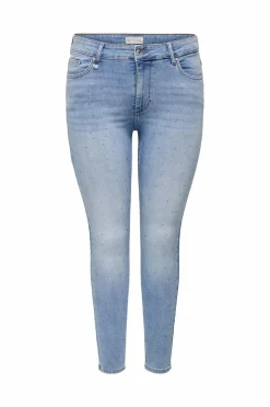 Only Carmakoma Jeans carWilly Reg SK Rhinst Jns Dnm