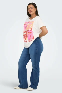 Only Carmakoma Jegging caRoyal Mid Waist Flared Legging N